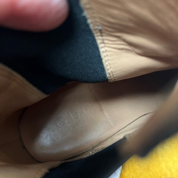 Black Ankle Boots with Star and Bee Embroidery - Picture 5 of 10